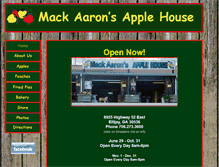 Tablet Screenshot of mackaaronsapplehouse.com